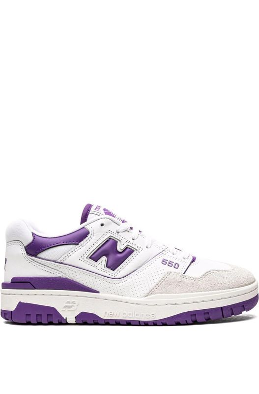 Белые кроссовки 550 Purple New Balance, фото