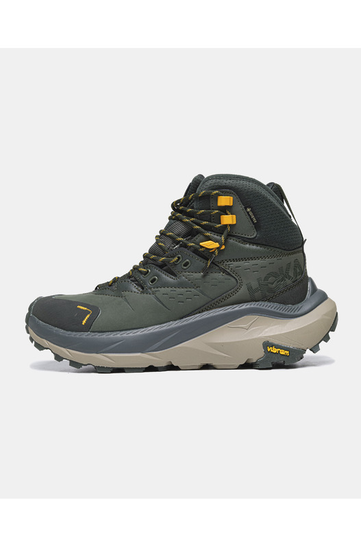 Ботинки HOKA ONE ONE Kaha 2 High Gore Tex 'Duffel Bag Green Radiant Yello Hoka, фото