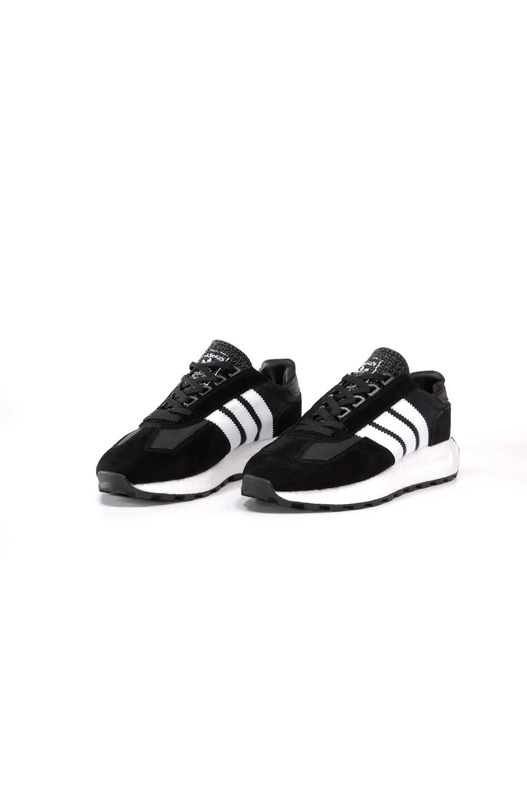 Черные кроссовки Retro E5 Black White Adidas, фото