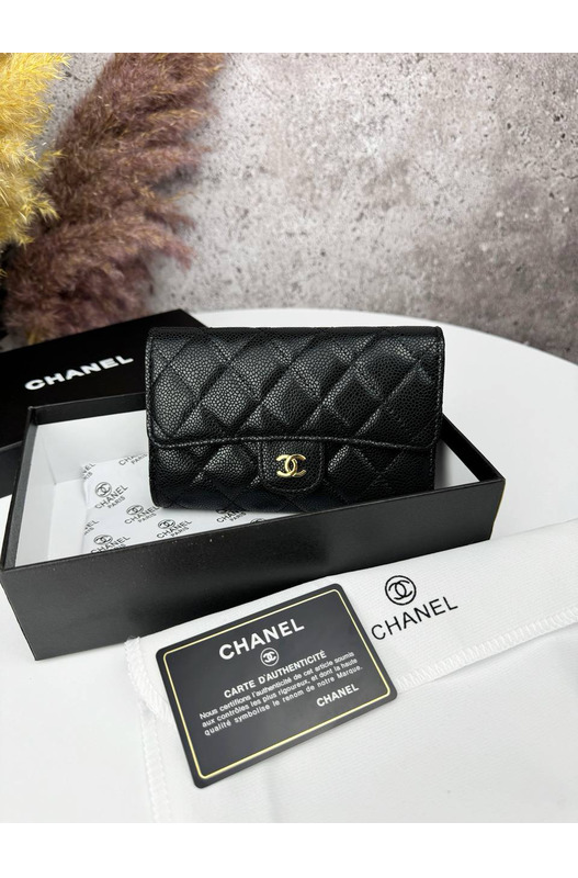 Кошелек Chanel Black Texture Chanel, фото