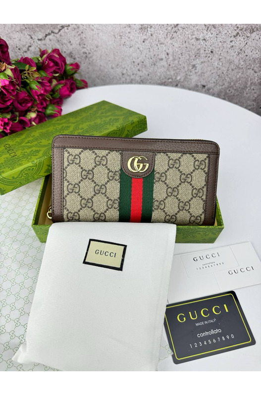 Кошелек Gucci с брендовым принтом Gucci, фото