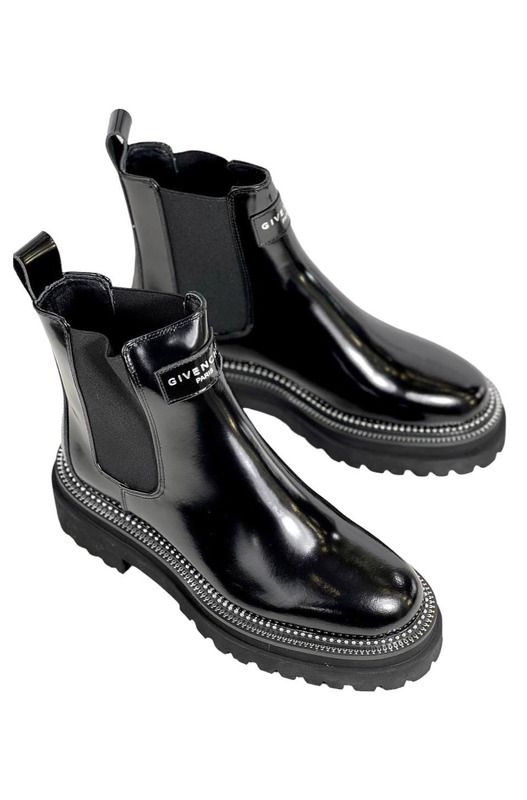 Черные кожаные ботинки-челси  Givenchy, фото