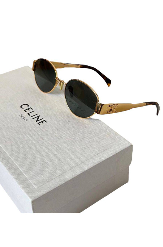 Солнцезащитные очки Celine в золотой оправе Celine, фото